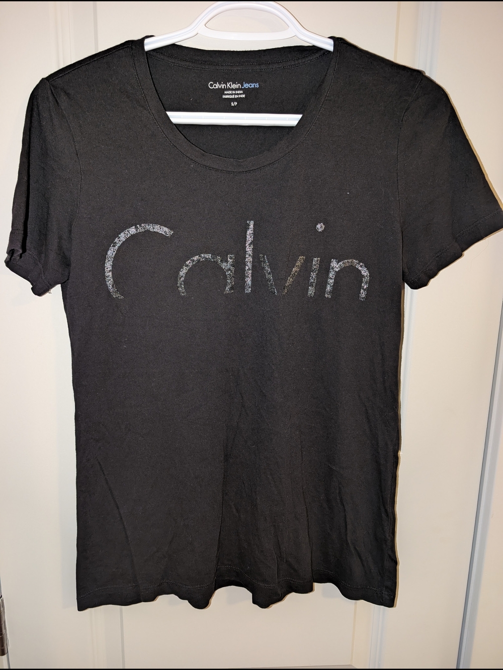 Calvin Klein Black Women's Logo Tee